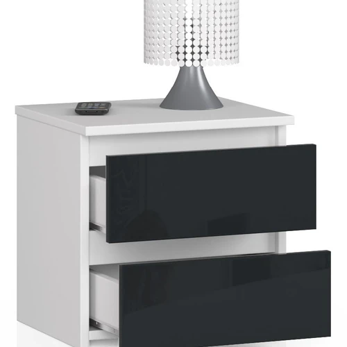 Naktinis staliukas CL2 su grafito akrilo fasadu