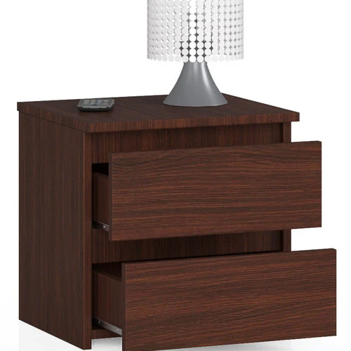 Kokybiška naktinė spintelė su ABS apvadu ir metaliniais kreiptuvais