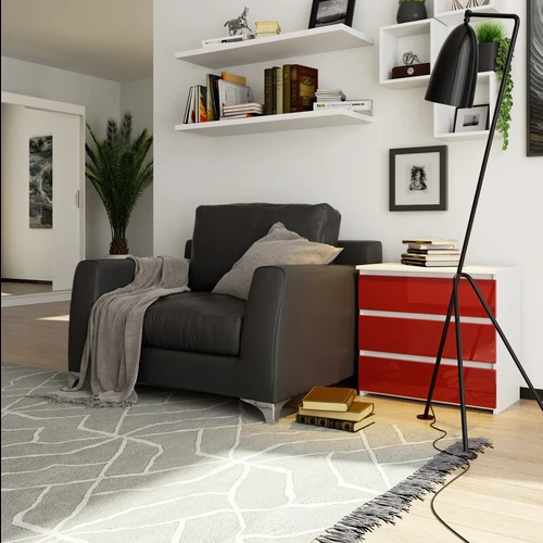 Komoda su atsparia dilimui danga