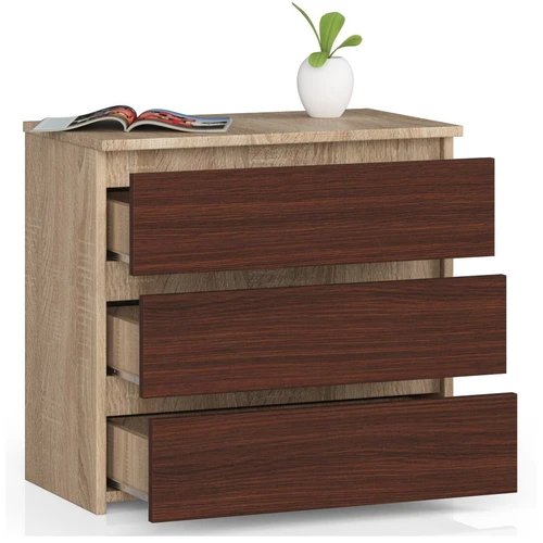 Elegantiški ąžuolo spalvos naktiniai staleliai