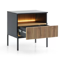 Elegantiškas baldas su ABS briauna ir tylaus uždarymo sistema