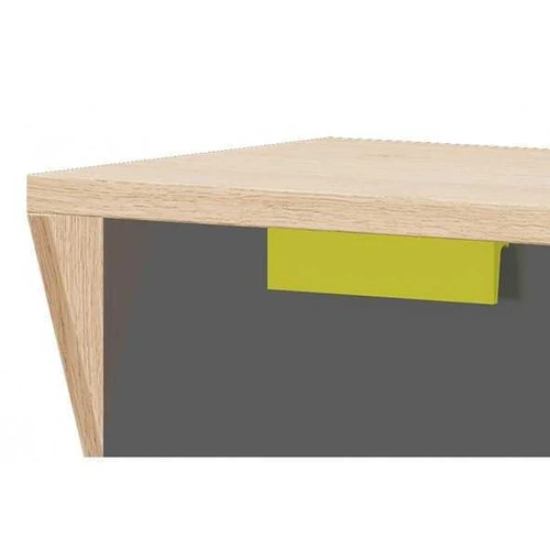 Kompaktiška naktinė spintelė žalia iguana