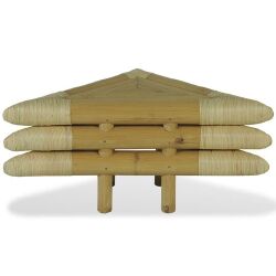 Naktinis staliukas, 2vnt., 60x60x40cm, bambukas - Naktinės spintelės