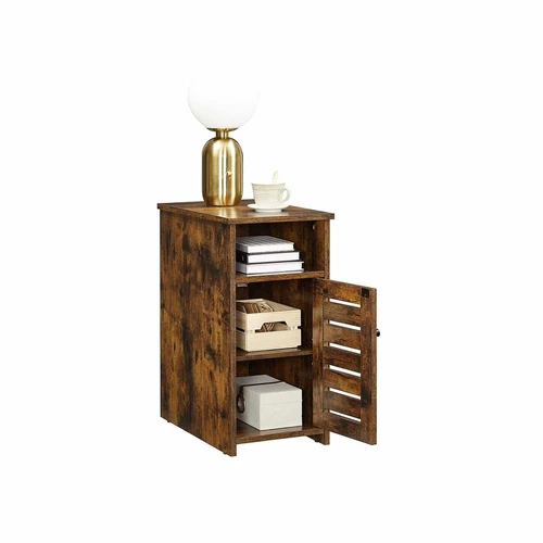 Tvirtas medžio drožlių plokštės naktinis staliukas