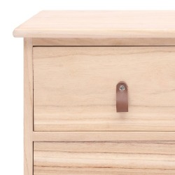 Naktinis staliukas, 38x28x45 cm, paulovnijos mediena - Naktinės spintelės