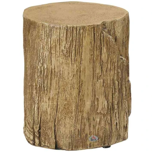 Naktinis staliukas Homcom 37x37x43cm., šviesiai rudos spalvos