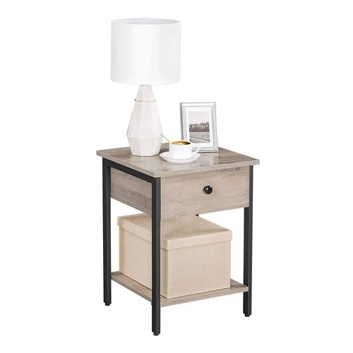 Lengvai surinkiamas šoninis staliukas su vadovu