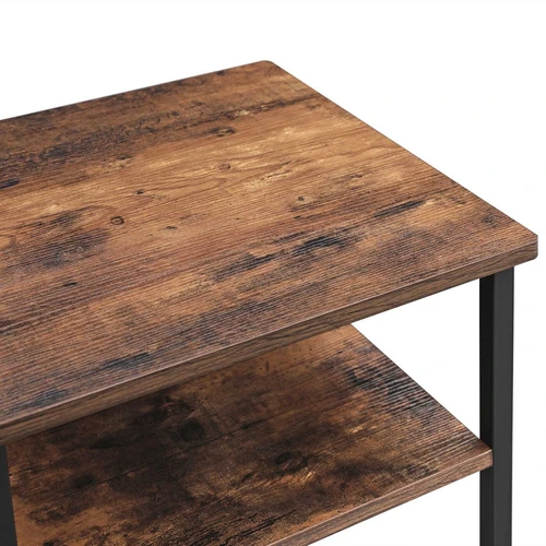 Vintažinio stiliaus naktinis staliukas su instrukcija