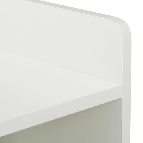 Naktinis staliukas Relaxdays, 2 stalčiai, 1 vnt, Balta, 22,5 × 55 × 34 cm - Naktinės spintelės