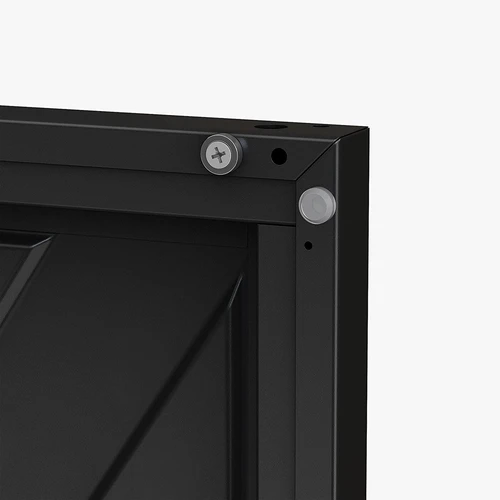 Praktiškas naktinis staliukas su atvirais skyriais ir tvirtu rėmu