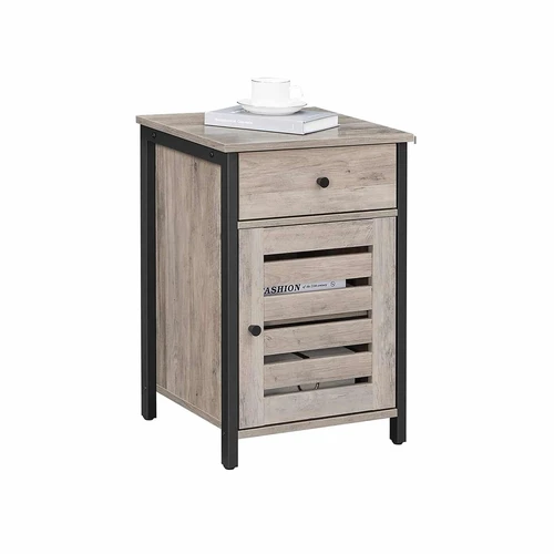 Tvirtas medienos drožlių plokštės ir plieno staliukas