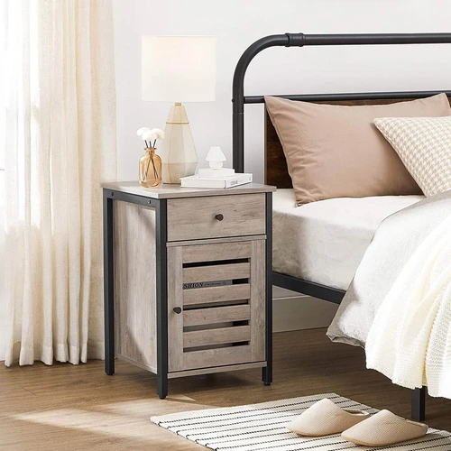 Kompaktiškas naktinis staliukas 40x40x60 cm