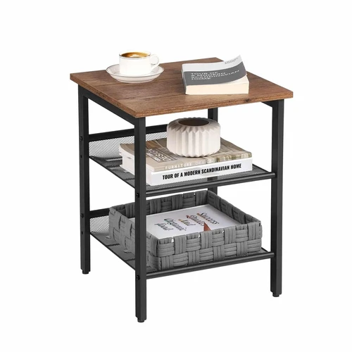 Staliukas VASAGLE lazdyne juodas, 40x40x50 cm