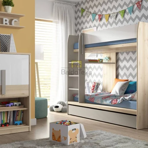 Patogi lova su galimybe užsakyti stalčius