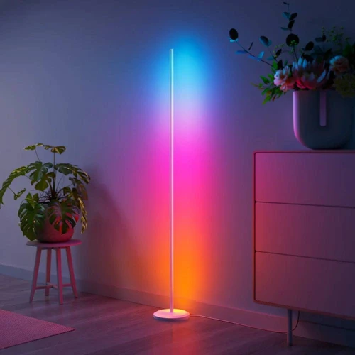 Nanoleaf Floor Lamp Smart Matter WiFi toršeras, Balta - Toršerai