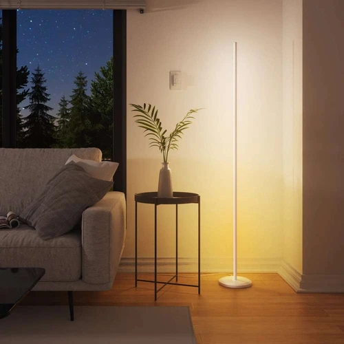 Nanoleaf Floor Lamp Smart Matter WiFi toršeras, Balta - Toršerai