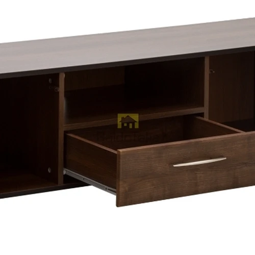 Moderni riešuto spalvos spintelė su medinėmis kojelėmis