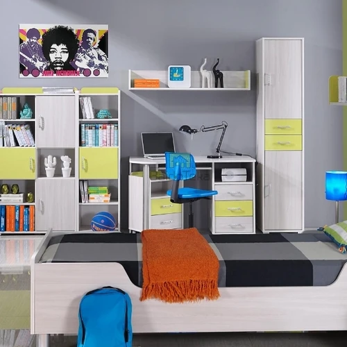 Ergonominė spintelė 79x191x58 cm, LMDP, spalva pagal pasirinkimą