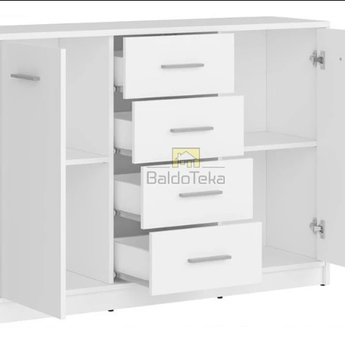 Ergonominė spintelė 118,5x84x34 cm, LMDP, spalva pagal pasirinkimą