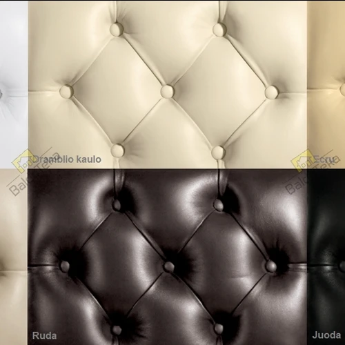 Minkšta sofos lova riešuto spalvos odomis