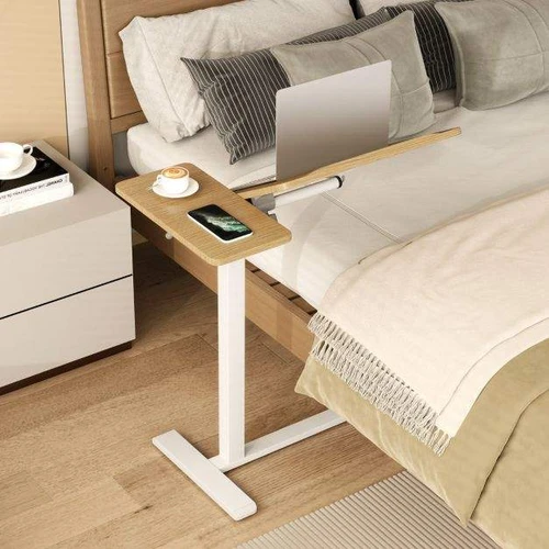 Mobilus šoninis staliukas su dujiniu pakėlimu 70-103,5 cm