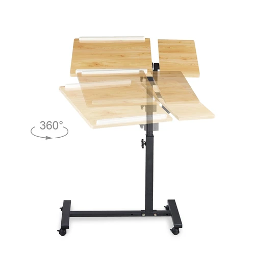 Ergonomiškas nešiojamojo kompiuterio staliukas 100x50cmReguliuojamas nešiojamojo kompiuterio staliukas darbuiUniversalus staliukas nešiojamajam komp
