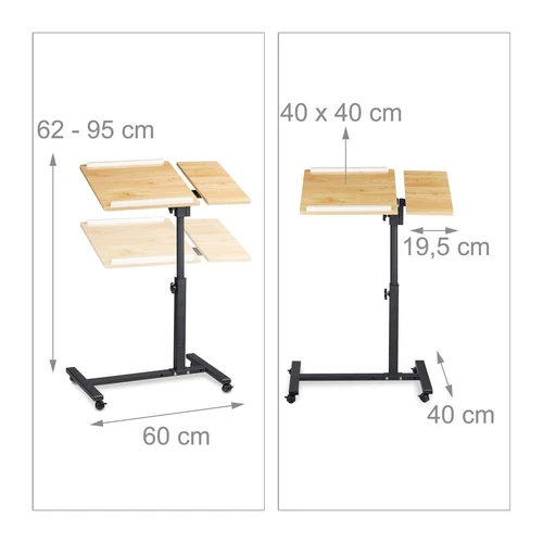 Ergonomiškas nešiojamojo kompiuterio staliukas 100x50cmReguliuojamas nešiojamojo kompiuterio staliukas darbuiUniversalus staliukas nešiojamajam komp