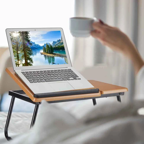 Ergonomiškas nešiojamojo kompiuterio staliukas su reguliavimu