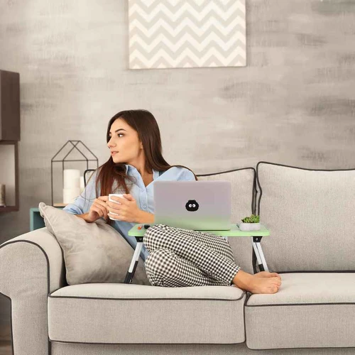 Sulankstomas Nešiojamojo Kompiuterio Staliukas – Patogumui ir DarbuiUniversalus Nešiojamojo Kompiuterio Staliukas Sofai ir LovaiErdvus Sulankstomas 