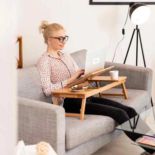 Mobilus kompiuterio staliukas lovai ir sofai