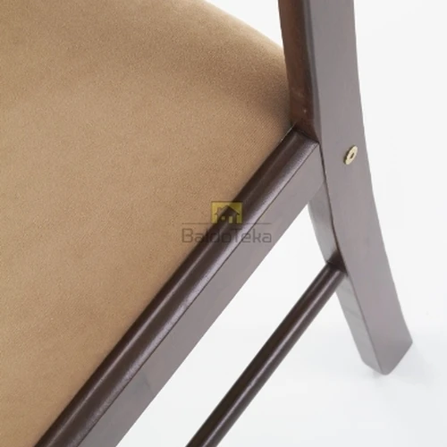 Stalas su 4 kėdėmis, 110x70x75 cm, espresso