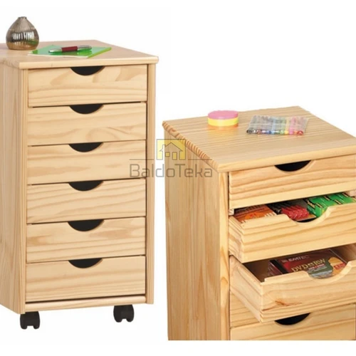 Puošnūs pušies medžio baldai – 36/65/40 cm