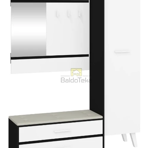 Kompaktiška spinta su tylaus uždarymo mechanizmu