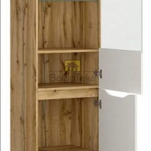 Moderni spinta ąžuolo ir baltos spalvos