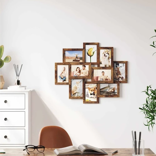 Elegantiškas sienų dekoras su MDF rėmeliais