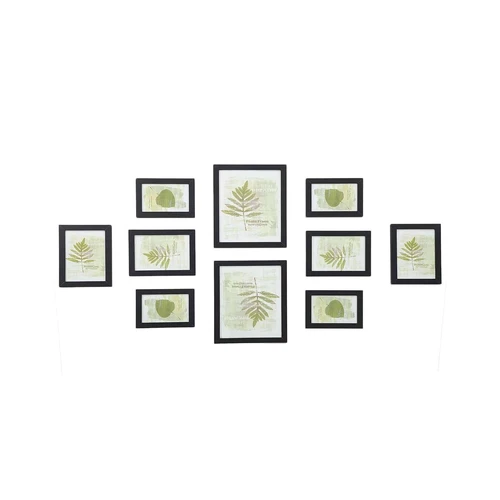 Juodi MDF rėmeliai su polistireno stiklu