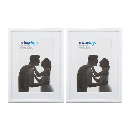 Nuotraukų rėmelių rinkinys Relaxdays 10026952_49, 2 vnt, 21 × 16 × 2 cm