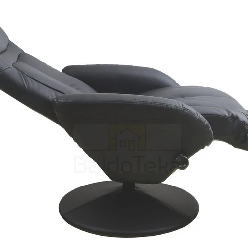 Stilingi juodi stalai, 77x80x139 cm, ekologiška medžiaga