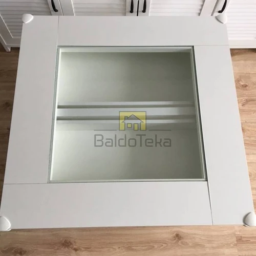 Kokybiška ORIENT spinta – 93x93x54 cm, balta matinė