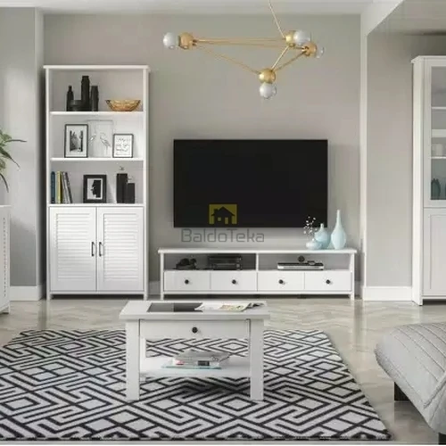 Plati ir aukšta spinta balta matinė