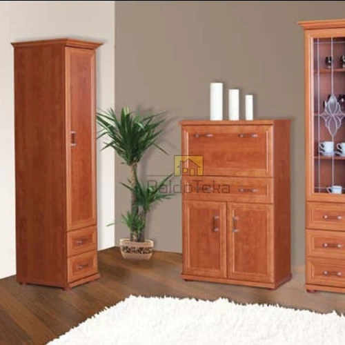 Alksnio spalvos kampinė komoda OSKAR – puikus pasirinkimas