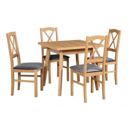 OSLO 1L stalas + NILO 11 kėdžių (4 vnt.) - rinkinys DX10