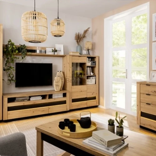 Ergonominė spinta su išoriniu apšvietimu