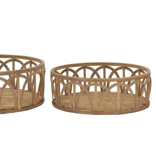 Padėklų rinkinys, 3 vnt, Ø 50 × 16 cm, Ø 40 × 14 cm, Ø 30 × 12 cm
