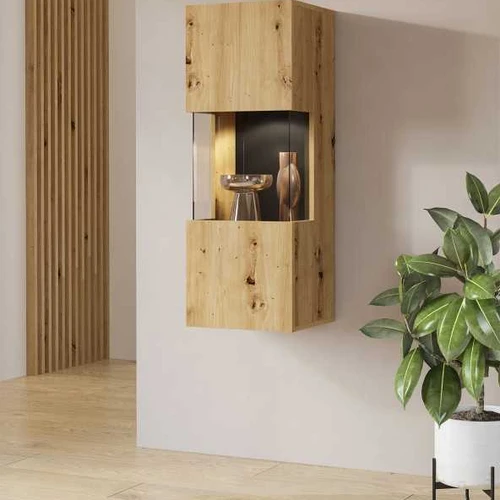 Pakabinama indauja AVA 07 ąžuolas artisan / juoda