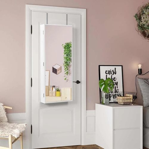 Praktiška papuošalų spintelė su 24 kabliukais grandinėlėms