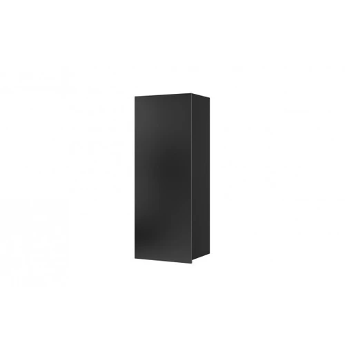 Pakabinama spintelė CALABRIA CL8 juoda / juoda blizgi