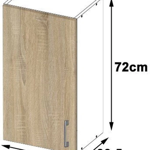 Tvirtai pagaminta spintelė su Sonoma ąžuolo priekiu