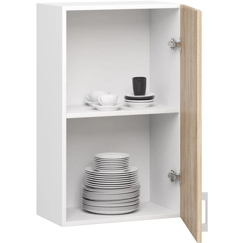 Moderni virtuvės spintelė su ąžuoliniu fasadu