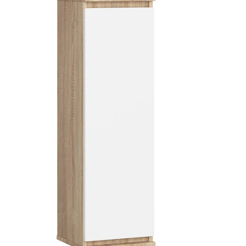 Pakabinama vitrina-spintelė NORE CLP H30, ąžuolo/baltos spalvos